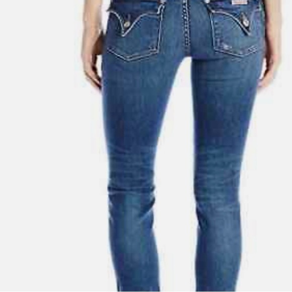 HUDSON Low Rise Blue Jeans Size 27 - Picture 8 of 12